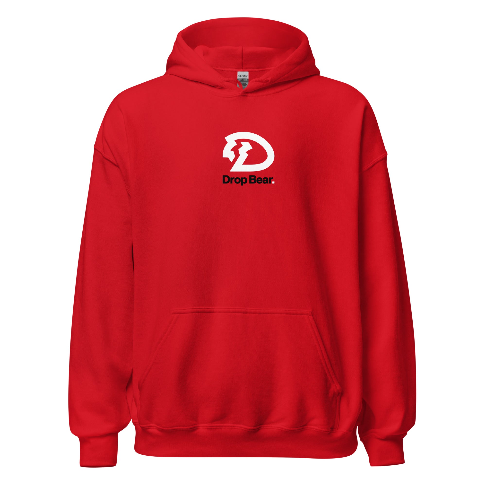 Signature Logo Hoodie — Red